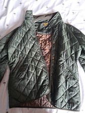 William Hunt Savile Row  Men's Quilted Jacket Small/medium Green