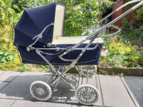Vintage cumfifolda 1960s pram - vintage,