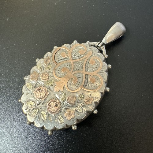 Large antique victorian locket - large,