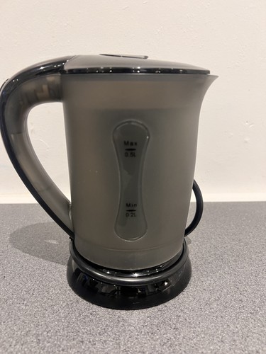 Black travel kettle 600 - 600, watt