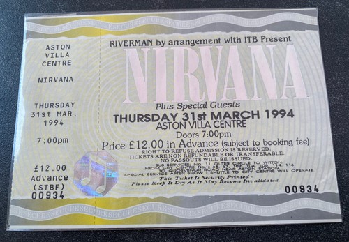 Nirvana march 1994 unused - nirvana,