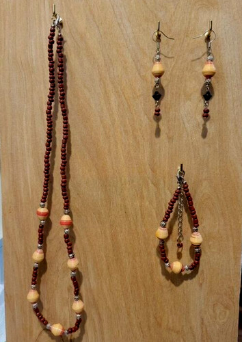 Paper bead piece - bead,