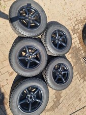 ZU LAND ROVER DISCOVERY  5X ALLOY WHEELS 16X8J BLACK GLOSS ET38