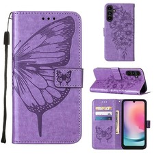 Embossing Butterfly Leather