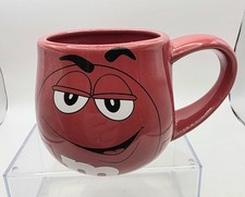 M&M World Large red Barrel Mug