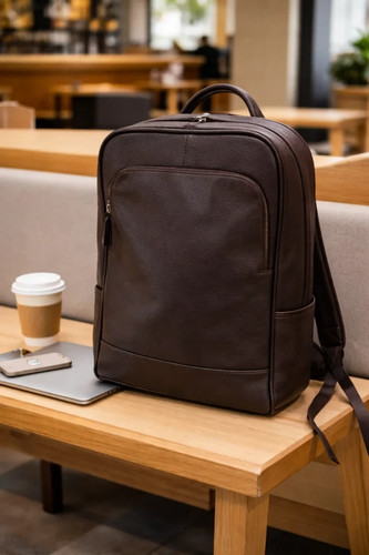 Voyager leather backpack - voyager,