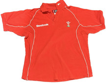 Wales Rugby Shirt 2000/02 Reebok Red Medium Vintage Jersey Mens Top