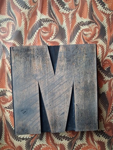 Large wooden letterpress - large,