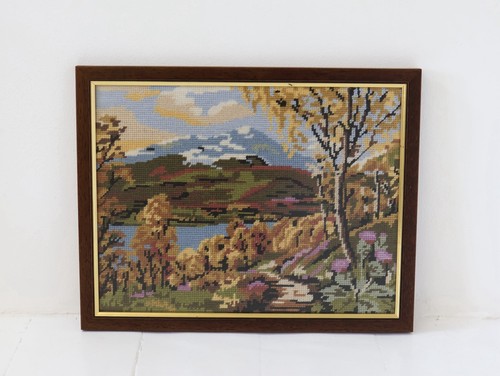 Vintage tapestry completed - tapestry,