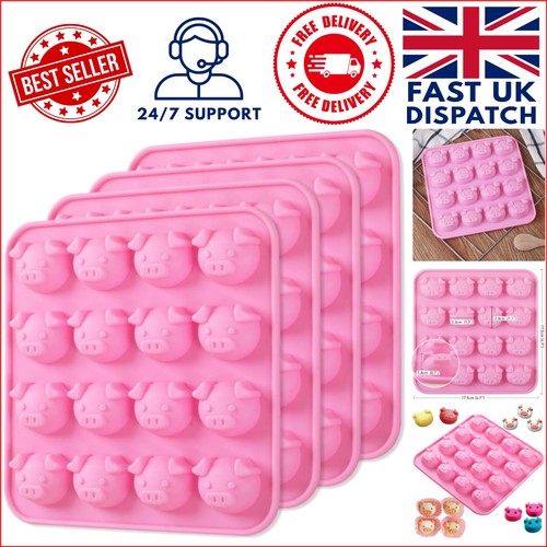 Cavity pig face silicone - 16-cavity,