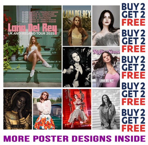 Lana del rey poster - rey, art