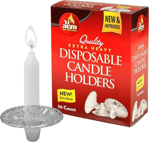 Disposable foil candle - foil,