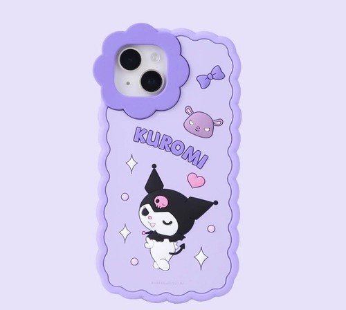 Sanrio kuromi silicone iphone - sanrio,