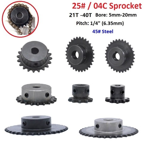 Tooth chain sprocket for 25 - tooth,