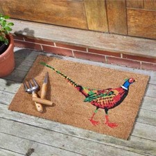 Faisan pheasant doormat - le,