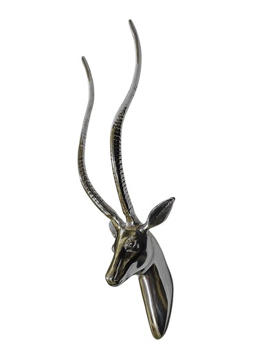 Large metal wall mount deer - large,