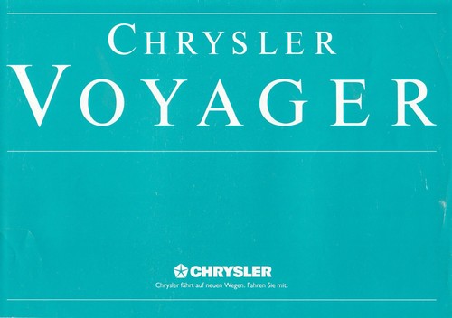 Chrysler voyager van - chrysler,