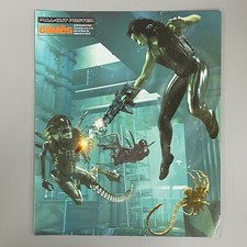 ALIEN RESURRECTION COMPUTER AND VIDEO GAMES 2000 VINTAGE RETRO PULL OUT POSTER