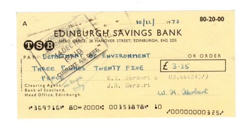 Tsb edinburgh savings bank - savings,