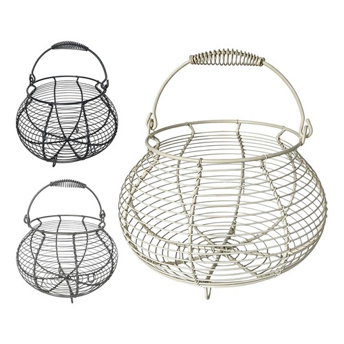 Wire egg basket - with, handle