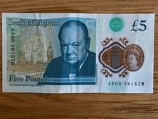 AA06 004571 - £5 FIVE POUND