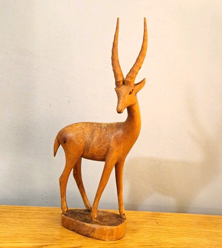 Vintage mid century carved - mid,
