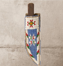 Native Beaded Knife Covers