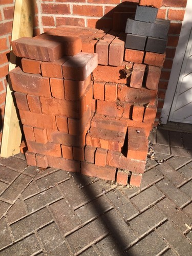 New red house - red, bricks