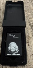 Lighter Marilyn Monroe Black Style Zippo Petrol Made By Kingsway