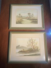 Pair Of Watercolour Paintings
