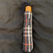 BURBERRY Folding Umbrella Blue