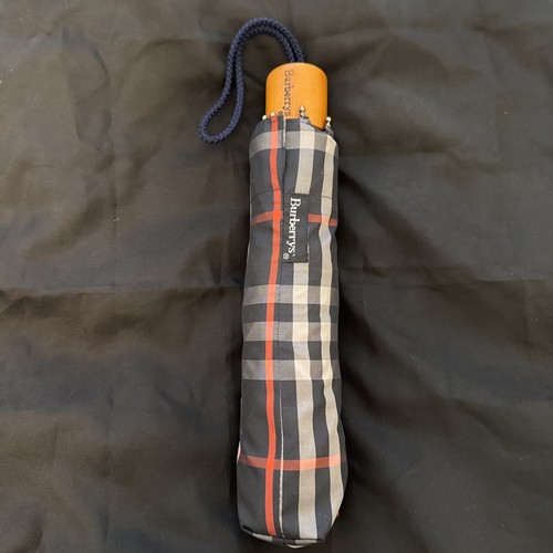 Burberry folding umbrella blue - burberry,