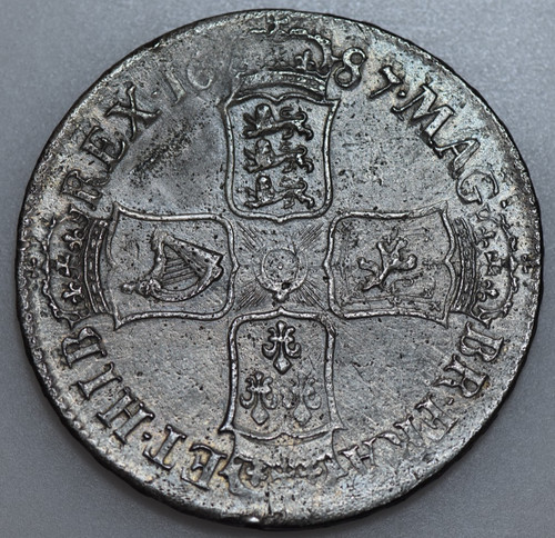 James 1687 crown british - ii,