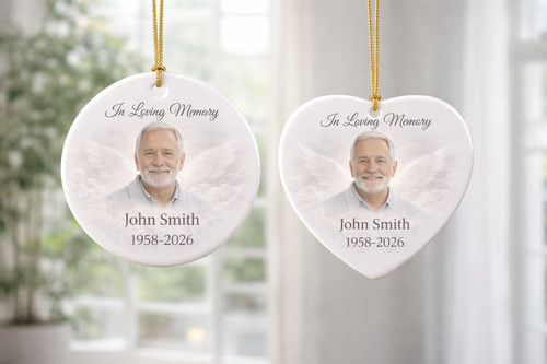 Personalised ceramic memorial - ceramic,