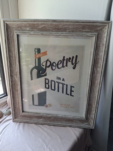 Framed print poetry - poetry, in