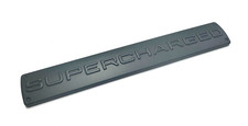 NEW MATTE BLACK SUPERCHARGED BADGE FOR RANGE ROVER SPORT VOGUE DISCO RRB269-BLK