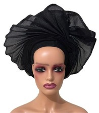 Black Autogele  Aso-Oke