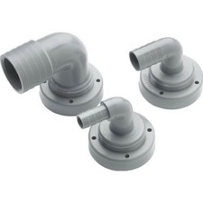 Vetus angled connector for fuel / water / waste tank - 13 / 19 / 25 / 38mm