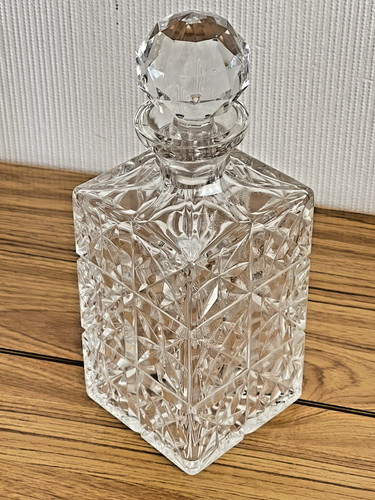 Vintage heavy cut glass - vintage,