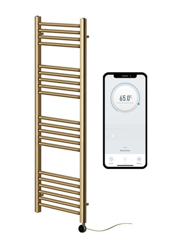 Brushed brass wifi - brass, smart
