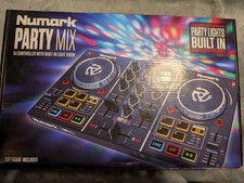 Numark Party Mix Double Deck DJ Controller Black With Built In Party Lights