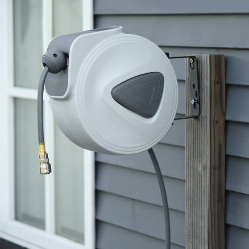 Retractable air hose reel - air, wall
