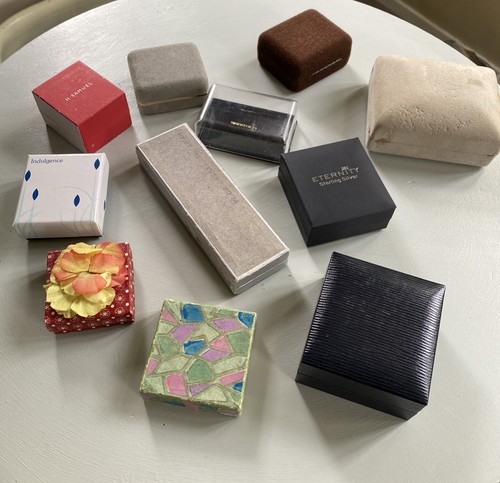 Vintage jewellery boxes - vintage,