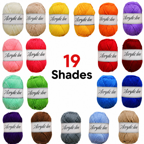 100 acrylic yarn - yarn, double