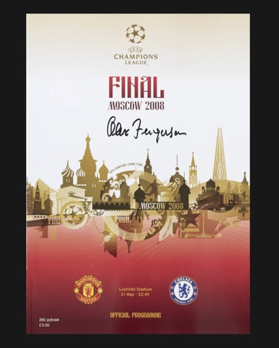 Sir alex ferguson - ferguson, signed