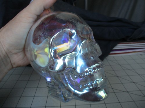 Crystal head aurora - crystal, glass