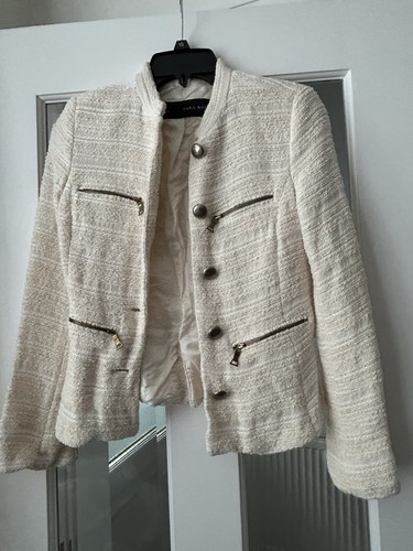 Zara textured cream - , boucle