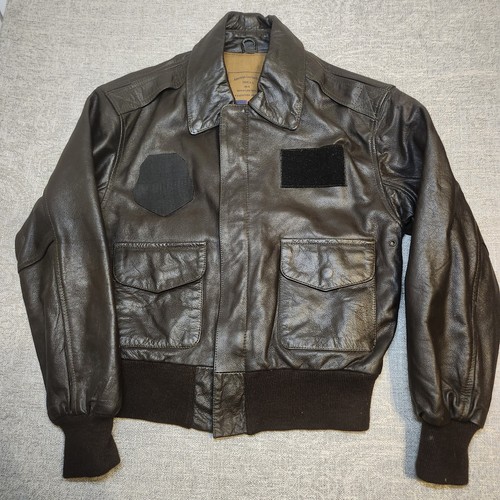 Vtg dark brown leather - vtg,