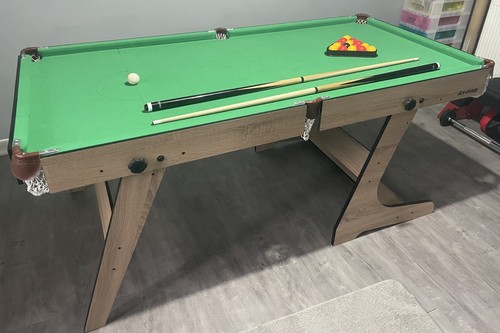 Pro 6ft folding snooker and - 6ft,