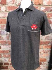 Mens Farming Tractor Farmers Polo Massey Ferguson